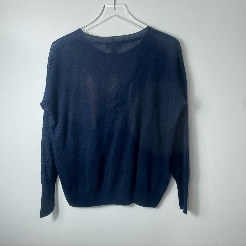 J. Crew 100% Linen Sweater Surfboard print size xs 2183 - Picture 3 of 3